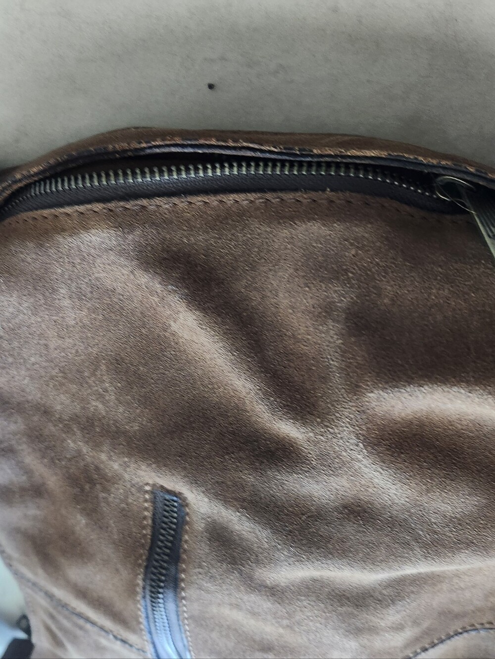Patricia Nash Brown Suede Stud-Trim Hobo Shoulder Bag - Picture 4 of 6